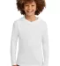 District Clothing DT139Y District    Youth Perfect in White front view