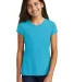 District Clothing DT130YG District    Girls Perfec Turquoise Frst front view