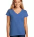 District Clothing DT8001 District    Women¿s Re-T Blue Heather front view