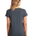 District Clothing DT8001 District    Women¿s Re-T Heathered Navy back view