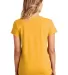District Clothing DT8001 District    Women¿s Re-T Maize Yellow back view