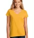 District Clothing DT8001 District    Women¿s Re-T Maize Yellow front view