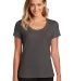 District Clothing DT7501 District    Womens Flex S Hthrd Charcoal front view