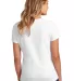District Clothing DT7501 District    Womens Flex S White back view