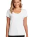 District Clothing DT7501 District    Womens Flex S White front view