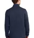 Eddie Bauer EB250     Sweater Fleece Full-Zip River Blue Hth back view