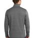 Eddie Bauer EB254     Sweater Fleece 1/4-Zip Dark Grey Hthr back view