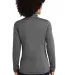Eddie Bauer EB251     Ladies Sweater Fleece Full-Z Dark Grey Hthr back view