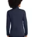 Eddie Bauer EB251     Ladies Sweater Fleece Full-Z River Blue Hth back view