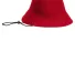New Era NE800 Hex Era Bucket Hat Scarlet front view