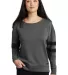 New Era Apparel LNEA513 New Era    Ladies Tri-Blen Black Heather front view