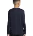Port & Company PC380YLS     Youth Long Sleeve Perf Deep Navy back view