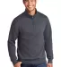 Port & Company PC78Q     Core Fleece 1/4-Zip Pullo Heather Navy front view