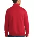Port & Company PC78Q     Core Fleece 1/4-Zip Pullo Red back view