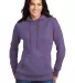 Port & Company LPC78H     Ladies Core Fleece Pullo Heather Purple front view