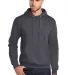 Port & Company PC78HT     Tall Core Fleece Pullove Heather Navy front view
