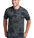 Port & Company PC145     Crystal Tie-Dye Tee Black front view