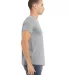 BELLA+CANVAS 3005CVC Cotton V-Neck T-shirt in Athletic heather side view