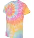 Dynomite 200MS Multi-Color Spiral Short Sleeve T-S in Aerial spiral side view