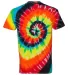 Dynomite 200MS Multi-Color Spiral Short Sleeve T-S in Illusion back view