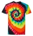 Dynomite 200MS Multi-Color Spiral Short Sleeve T-S in Illusion front view
