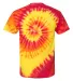 Dynomite 200MS Multi-Color Spiral Short Sleeve T-S in Inferno back view
