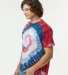 Dynomite 200MS Multi-Color Spiral Short Sleeve T-S in Patriot side view