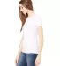 BELLA 6004 Womens Favorite T-Shirt in White side view