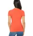 BELLA 6004 Womens Favorite T-Shirt in Coral back view