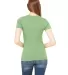 BELLA 6004 Womens Favorite T-Shirt in Heather green back view