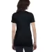 BELLA 6004 Womens Favorite T-Shirt in Solid blk blend back view