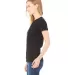 BELLA 6004 Womens Favorite T-Shirt in Solid blk blend side view