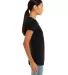 BELLA 6004 Womens Favorite T-Shirt in Black heather side view