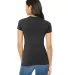 BELLA 6004 Womens Favorite T-Shirt in Dark grey back view