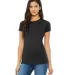 BELLA 6004 Womens Favorite T-Shirt in Dark grey front view