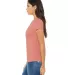 BELLA 6004 Womens Favorite T-Shirt in Heather pink side view