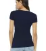 BELLA 6004 Womens Favorite T-Shirt in Navy back view
