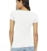 BELLA 6004 Womens Favorite T-Shirt in White back view