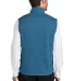 Port Authority Clothing F236 Port Authority    Swe Med Blue Hthr back view