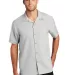 Port Authority Clothing W400 Button Up Shirt Silver front view