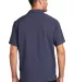 Port Authority Clothing W400 Button Up Shirt True Navy back view