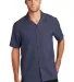 Port Authority Clothing W400 Button Up Shirt True Navy front view
