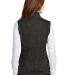 Port Authority Clothing L236 Port Authority    Lad in Black heather back view