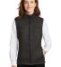 Port Authority Clothing L236 Port Authority    Lad in Black heather front view