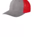Port Authority Clothing C302 Port Authority    Fle Tr Red/Grey He front view