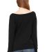 BELLA 7501 Womens Fleece Pullover Sweatshirt in Black