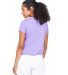 US Blanks US521 Women's Crop Crew T in Lilac back view