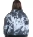Dyenomite 680VR Blended Hooded Sweatshirt in Black crystal back view
