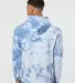 Dyenomite 680VR Blended Hooded Sweatshirt in Cloudy sky crystal back view