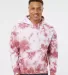 Dyenomite 680VR Blended Hooded Sweatshirt in Begonia crystal front view